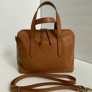 Fossil Sydney Satchel in Camel